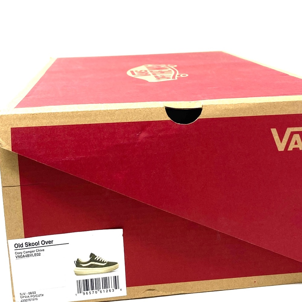 VANS Old Skool Overt Plus CC Sneakers Women’s Size Suede Green Shoes VN0A4BVLE02 - Picture 10 of 11